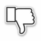 Daumen nach oben aufkleber (Vorderseite)