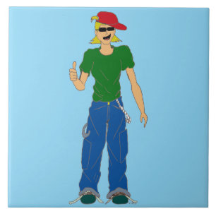 Daumen nach oben fliese