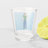 Daumen nach oben schnapsglas (Rückseite)