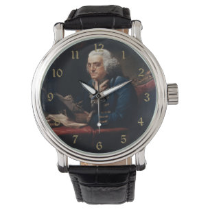 Daumen-Porträt, Benjamin Franklin Gründungsvater Armbanduhr