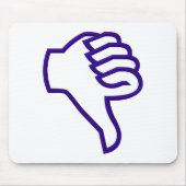 Daumen runter mousepad (Vorne)