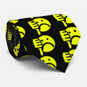 Daumen-unten trauriges Gesicht Krawatte (Gerollt)