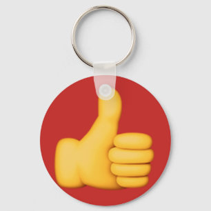 Daumen up Emoji Schlüsselanhänger
