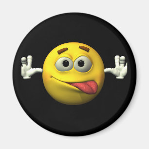 Daumen Up Gesichtscharakter Magnet