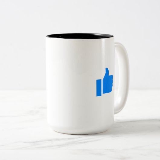 Daumen Up Tasse (VorderseiteRechts)