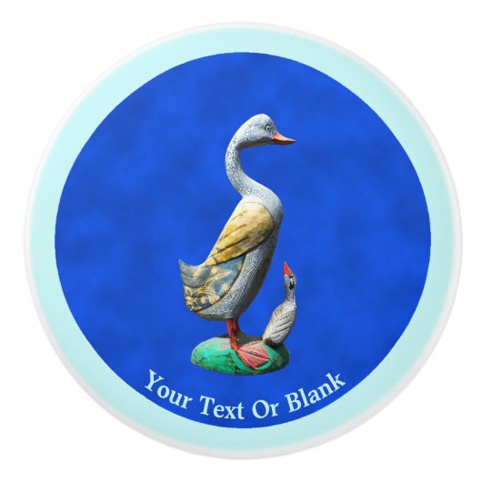 Daunendecken Keramikknauf (Vorderseite)