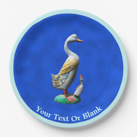 Daunendecken Pappteller (Vorderseite)