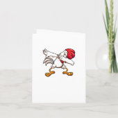 Daunenhuhn Einladung (Rückseite)