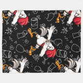 Daunenhuhn Fleecedecke (Vorderseite (Horizontal))