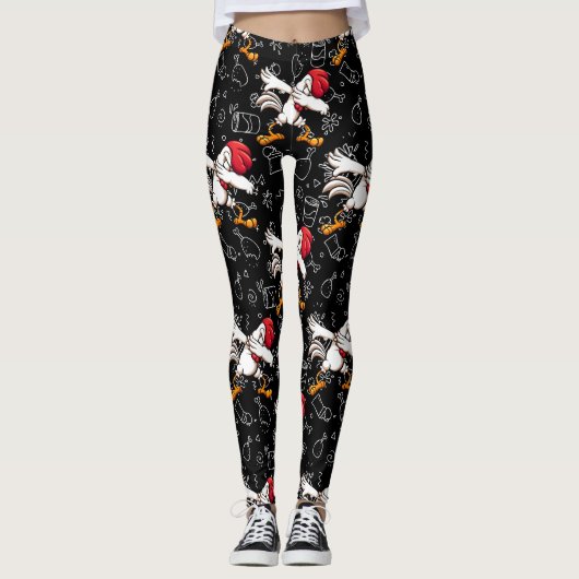 Daunenhuhn Leggings (Vorderseite)