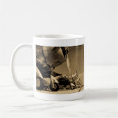 Dauntless Bomber-Flugzeuge Weltkrieg-Douglas SBD Kaffeetasse (Links)