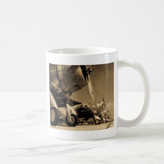 Dauntless Bomber-Flugzeuge Weltkrieg-Douglas SBD Kaffeetasse (Rechts)