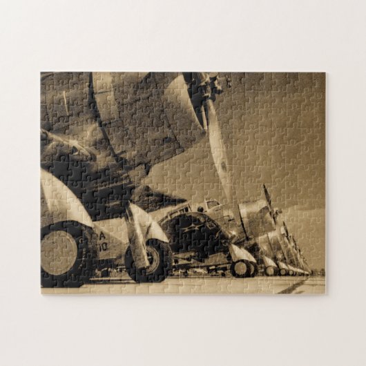 Dauntless Bomber-Flugzeuge Weltkrieg-Douglas SBD Puzzle (Horizontal)