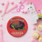 Dauntless Cherries in Heavy Sirup aus den 1930er J Pappteller (Party)