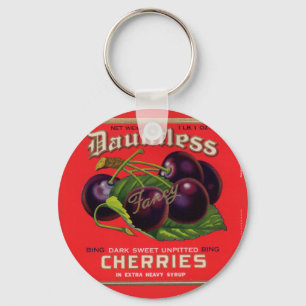 Dauntless Cherries in Heavy Sirup aus den 1930er J Schlüsselanhänger