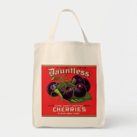Dauntless Cherries in Heavy Sirup aus den 1930er J Tragetasche (Vorne)