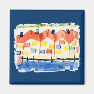 Dauphin-Insel-Strand-Haus-Magnet Magnet