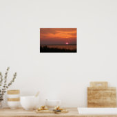 Dauphin Island, AL Sunset Poster (Küche)