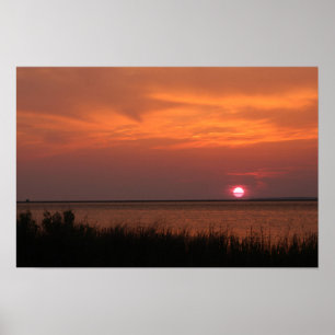 Dauphin Island, AL Sunset Poster