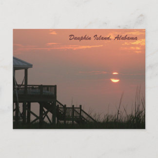 Dauphin Island, Alabama Postkarte