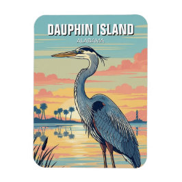 Dauphin Island Alabama Reise Magnet