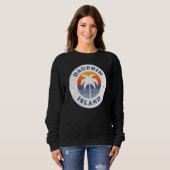 Dauphin Island Beach Alabama Al Gulf Coast Souveni Sweatshirt (Vorne ganz)