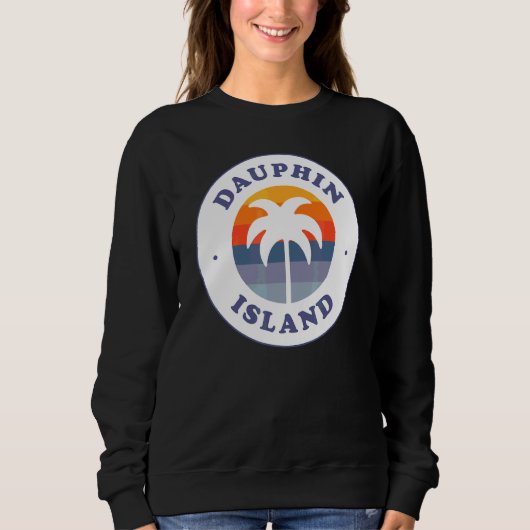 Dauphin Island Beach Alabama Al Gulf Coast Souveni Sweatshirt (Vorderseite)