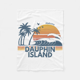Dauphin Island Beach Alama Männer Frauen Urlaub So Fleecedecke
