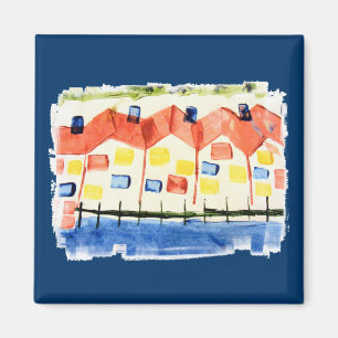 Dauphin Island Beach Houses Magnet