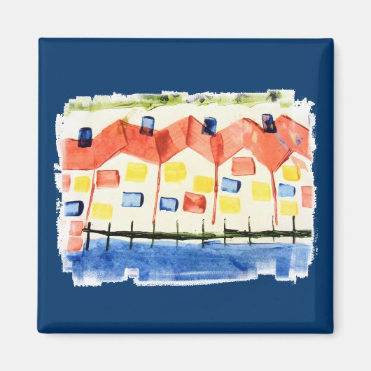 Dauphin Island Beach Houses Magnet (Vorne)