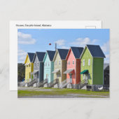 Dauphin Island Houses, Alabama Postkarte (Vorne/Hinten)