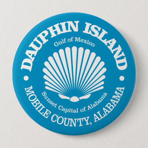 Dauphin Island (Muschel) Button