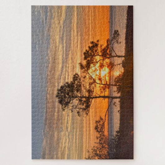 Dauphin Island Refugium Sunrise, Alabama Puzzle (Vertikal)