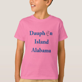 Dauphin Island Sign, Alabama T-Shirt