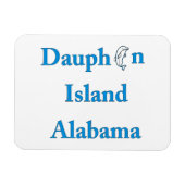 Dauphin Island Sign Magnet (Horizontal)