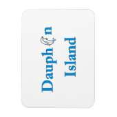 Dauphin Island Sign Magnet (Vertikal)