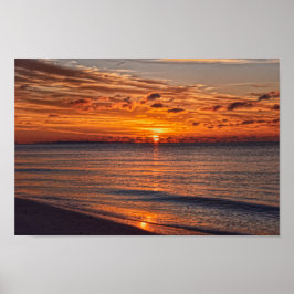 Dauphin Island Sunrise, Alabama Poster