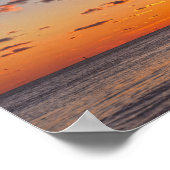 Dauphin Island Sunset, Alabama Poster (Ecke)