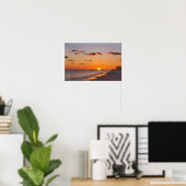 Dauphin Island Sunset, Alabama Poster (Heimbüro)