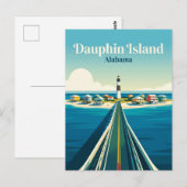 Dauphin Island USA Postkarte (Vorne/Hinten)