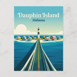 Dauphin Island USA Postkarte