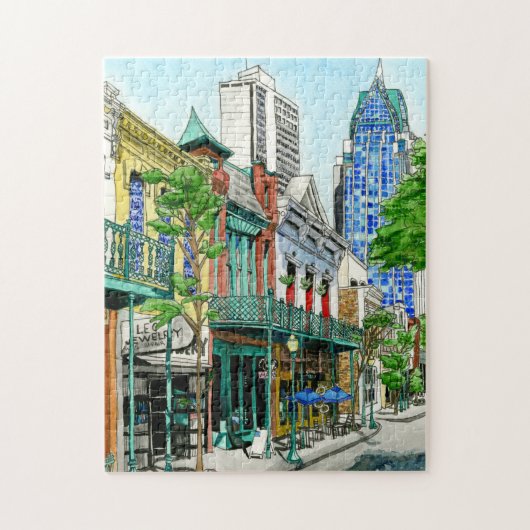 Dauphin Street Mobile Alabama Puzzle (Vertikal)