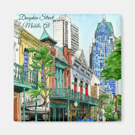 Dauphin Street Mobile Magnet