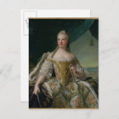 Dauphine Marie-Josephe de Saxe 1751 Postkarte (Vorne/Hinten)