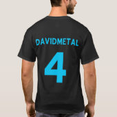 DAV1DMETAL T-Shirt (Rückseite)