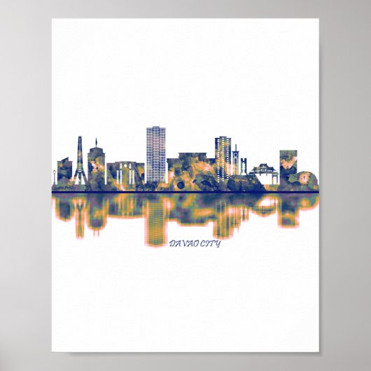 Davao City Skyline Poster (Vorne)