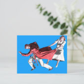 Dave änderte seine Meinung über die Vasektomie Postkarte (Stehend Vorderseite)