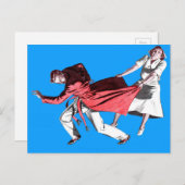 Dave änderte seine Meinung über die Vasektomie Postkarte (Vorne/Hinten)