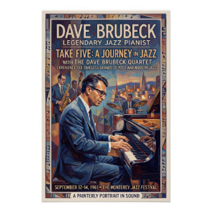 Dave Brubeck Poster