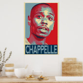 DAVE CHAPPELLE FUNNY POSTER (Küche)
